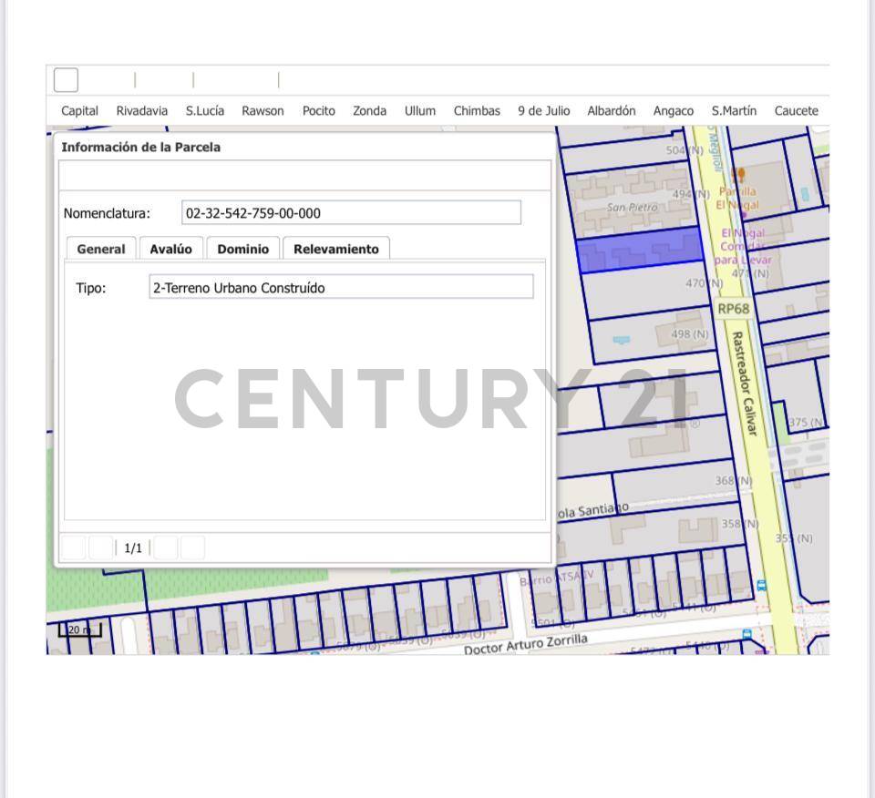 Terreno en Venta en Rivadavia, San Juan