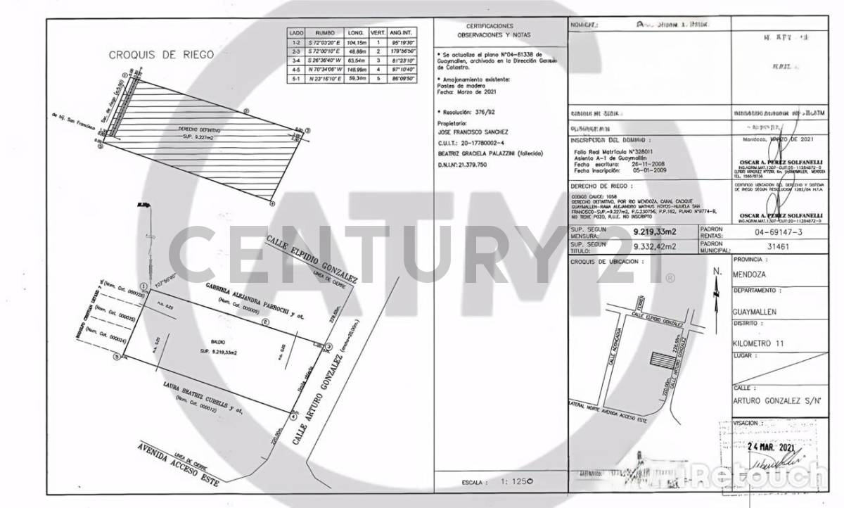 Terreno en Venta en Guaymallen, Mendoza