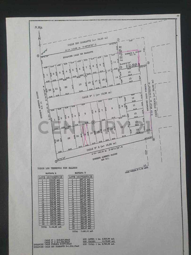 Terreno en Venta en Las Heras, Mendoza