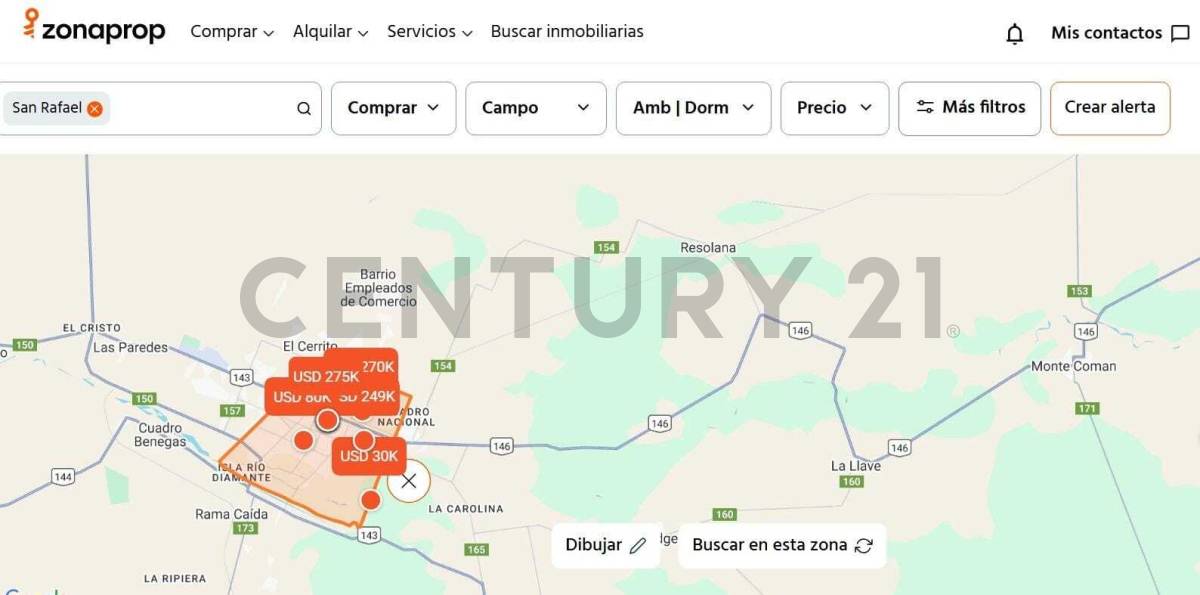 Campo en Venta en San Rafael, Mendoza