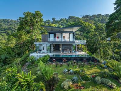 Architectural Masterpiece with Panoramic Whale Tail & Year-Round Sunset Views