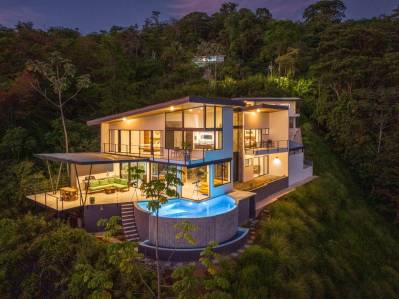 Stunning Ocean and Sunset View Custom Home with Guest House