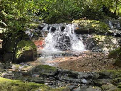 Catarata de 23,5 acres y finca frente al río Bahía Ballena Península de Osa