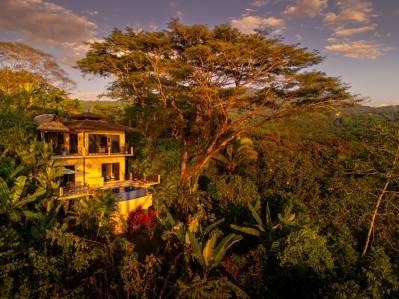 Canto Del Mar, Villa 3, Front Ridge ¡Vistas completas al océano y a la jungla desde el atardecer!