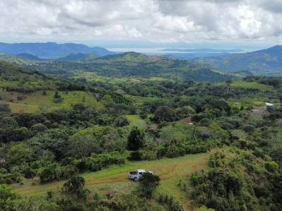 Finca ecológica con vistas panorámicas al océano y negocio agrícola En Hojancha