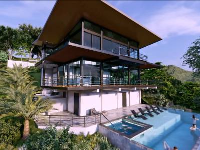 Brand New Iconic Modern Home In Escaleras