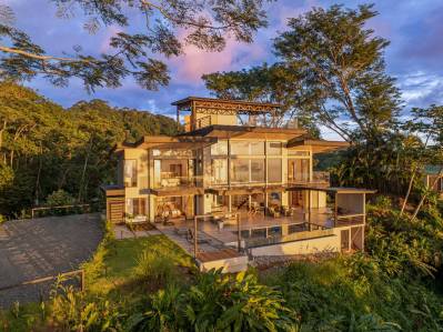 4 Bedroom Luxury Ocean View Villa With Infinity Pool, 5 Min to Dominical!!