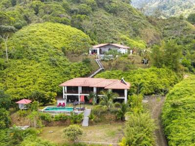 Stunning Ocean View Property In Tres Rios Main Home And Boutique Hotel