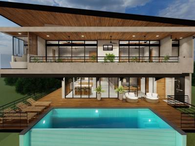 Luxury Modern House with Breathtaking Ocean Views in Las Brisas, Uvita