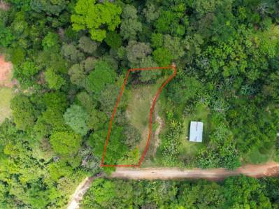 Terreno cerca de Ojochal, Costa Rica – Lote con agua y electricidad cerca de la cascada El Pavón